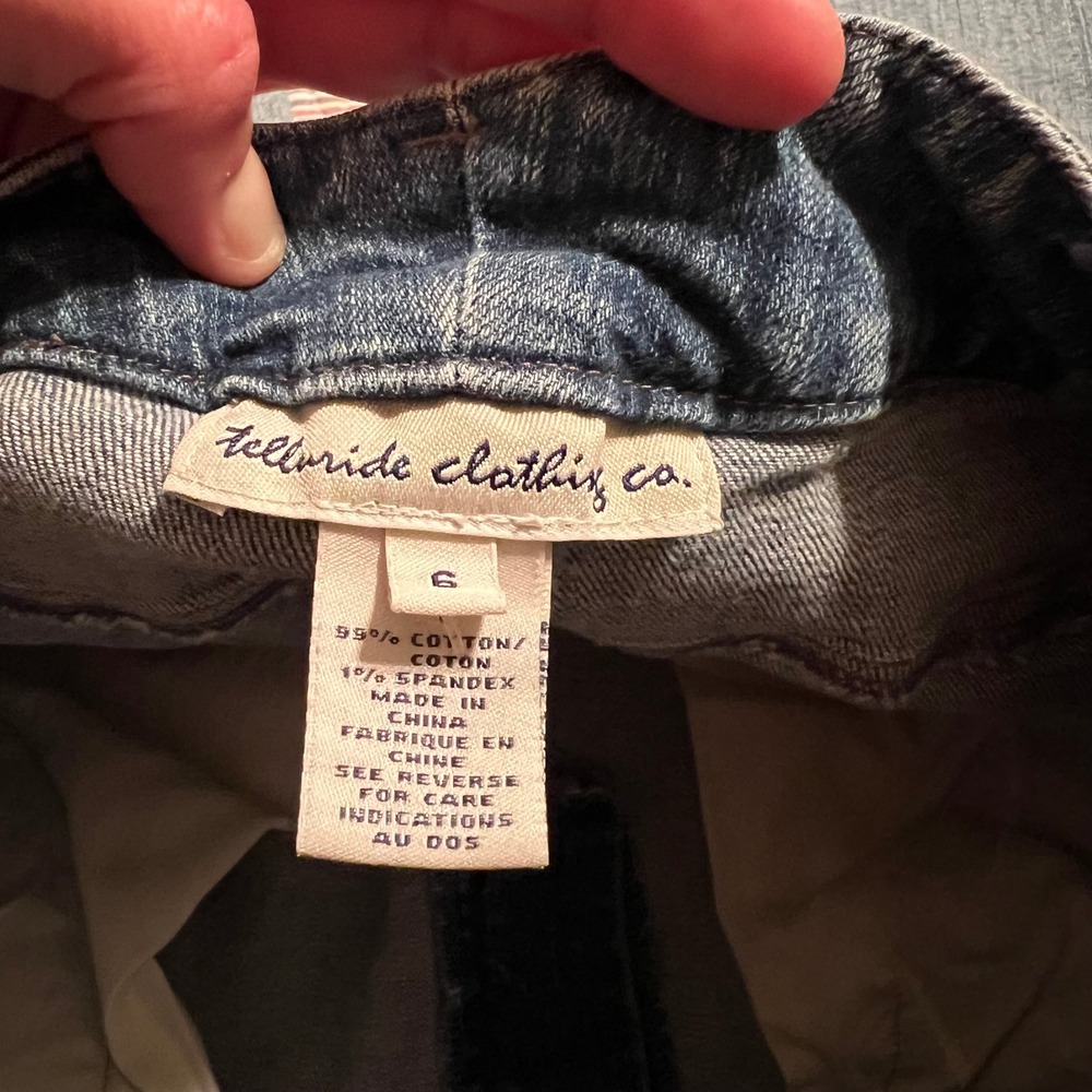 Telluride Clothing Co. Jeans Womens Size 6 Light Wash Denim Bootcut Casual - Picture 5 of 7